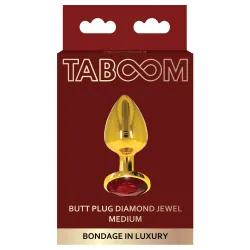 TABOOM Plug bijou anal Jewel Taboom 7.5 x 3.3cm